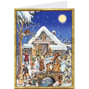 JULEKALENDER POSTKORT 413