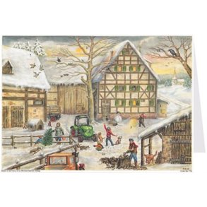 JULEKALENDER POSTKORT 489