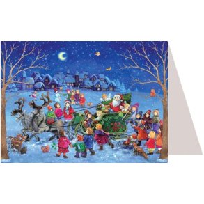 JULEKALENDER POSTKORT 492