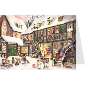 JULEKALENDER POSTKORT 680